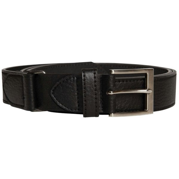 Duke Mens D555 Matthew Xtenda Bonded Leather Waist Belt - Black