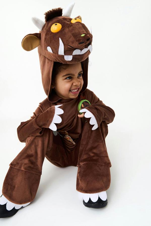 Vanilla Underground Gruffalo & Friends Unisex Kids Brown Gruffalo 3D Headpiece 1 Piece Costume
