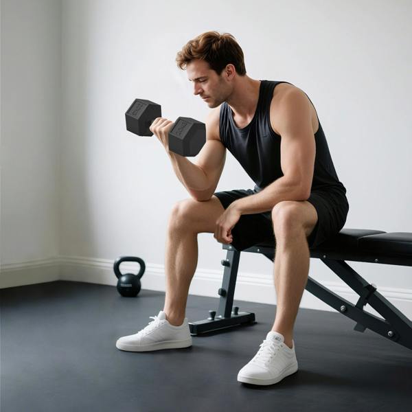 Rubber Dumbbell