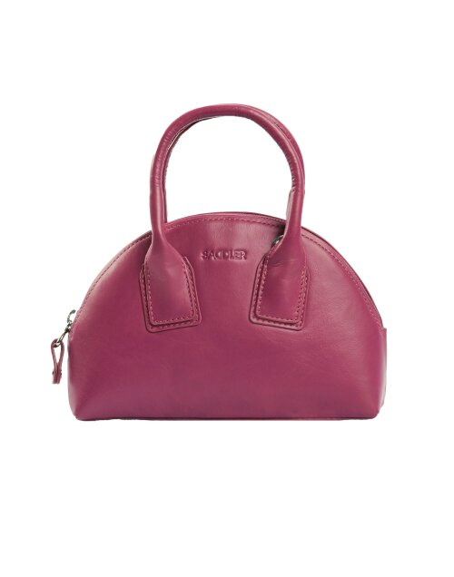 SADDLER GIGI Leather Zip Top Mini Handbag  - Ajustable Strap, Card Holder, Crossbody or Handheld - RFID Protected