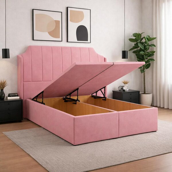 Great British Beds Art Deco Winged Divan Ottoman Bed