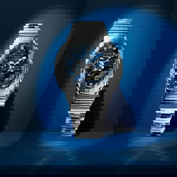 Casio G-Shock Metallic Navy Dual Display GM-2110D-2BER