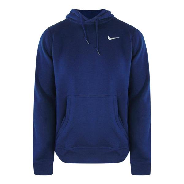 Nike Swoosh Logo Navy Blue Hoodie - Nova Clothing