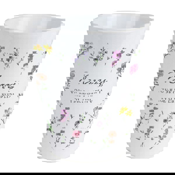 Personalised Memento Company Personalised Wild Flowers Plant Pot