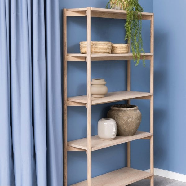 Furniture To Go Braidwood Bookcase with 4 Shelves in White