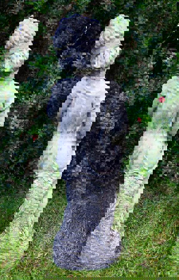 Shy Little Girl Garden Ornament