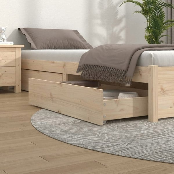 Berkfield Bed Drawers 4 pcs Solid Wood Pine