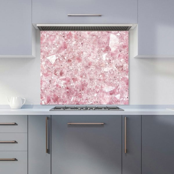 Warren Reed - Designer Pink Quartz Effect Kitchen Splashback