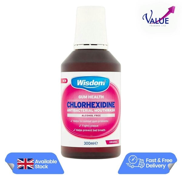 Wisdom Chlorhexidine Mouthwash Original - Alcohol Free 300ml