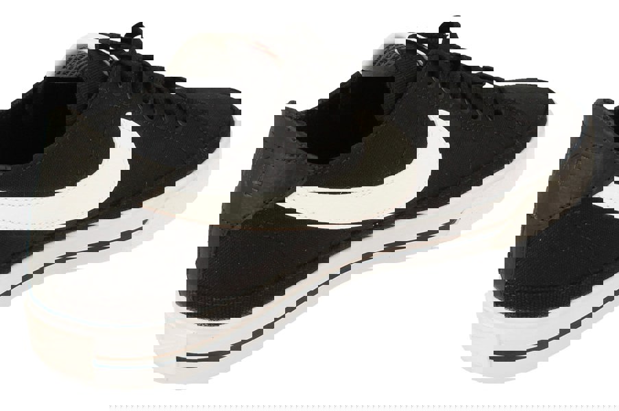 Nike Court Legacy Cnvs Mens Trainers Cw6539  002 - Black White 002 - Photo 2