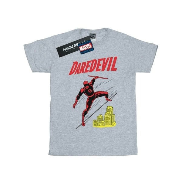 Marvel Mens Daredevil Rooftop T-Shirt - Sports Grey