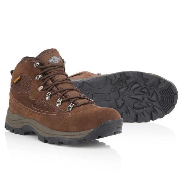Brown Suede Northwest Territory Kendall Walking Boots with waterproof membrane