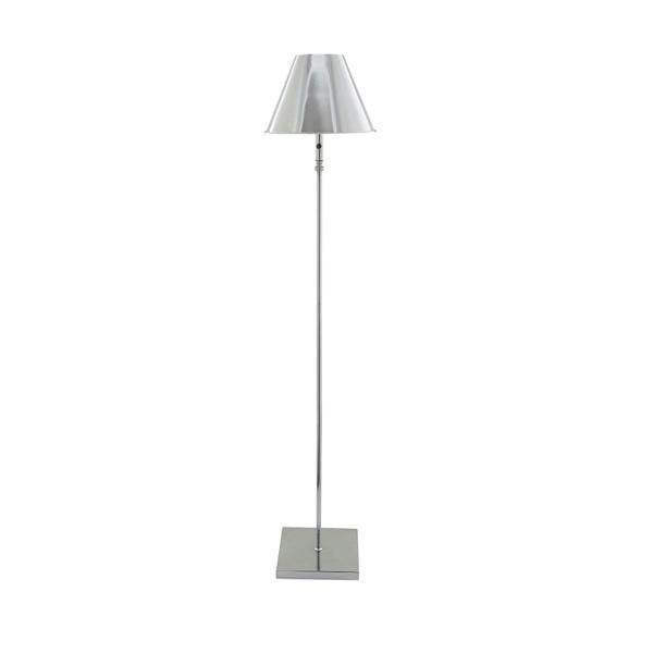 Lustre Polished Chrome LED Rechargeable Floor Lamp
