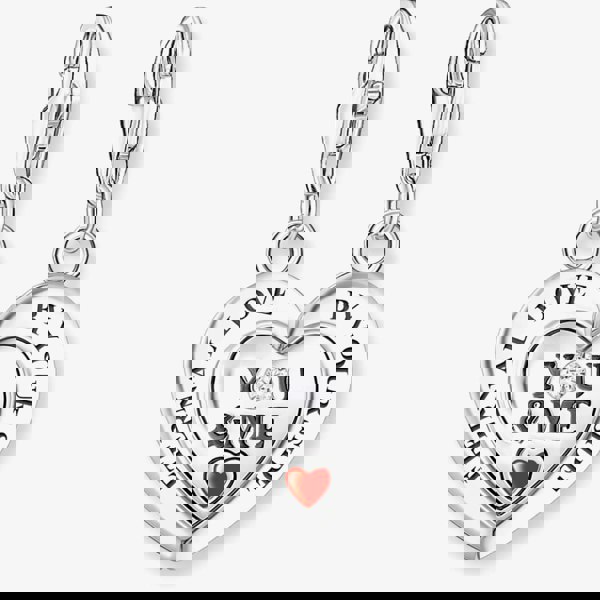 THOMAS SABO Silver Eternal Love You & Me Engraved Charm 2108-691-21