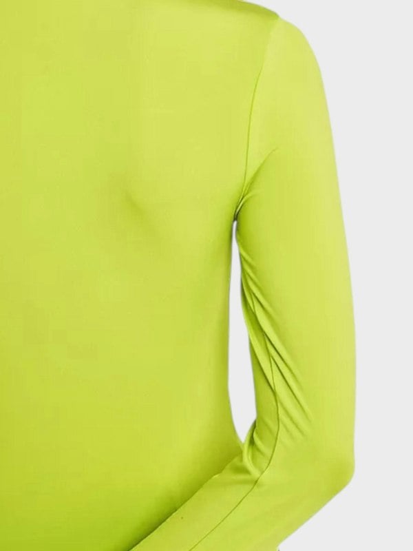 Off - White Stamp Long Sleeve Turtleneck Yellow - Supplied FashionOff - White