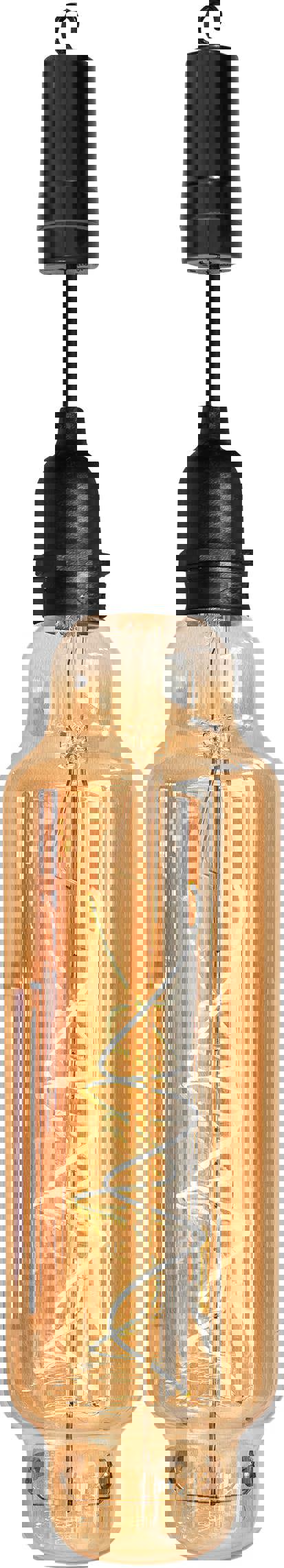 St Helens Luxform Lighting Tube Battery Powered Pendulum Hanging Light with 24 hour Timer