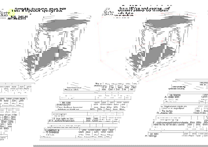 Arbor Garden Solutions Wooden Workbench MDF Top Depth-4ft