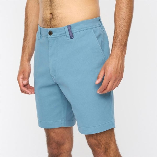 Gabicci G54V01 Mens Washed Stretch Twill Shorts Gabicci Classic - AQUA