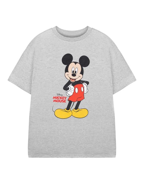 Disney Boys Grey Mickey Mouse Short Sleeved T-Shirt