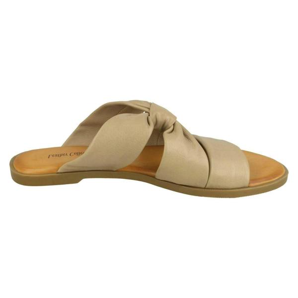 Leather Collection Ladies Leather Collection Strappy Mules F00197