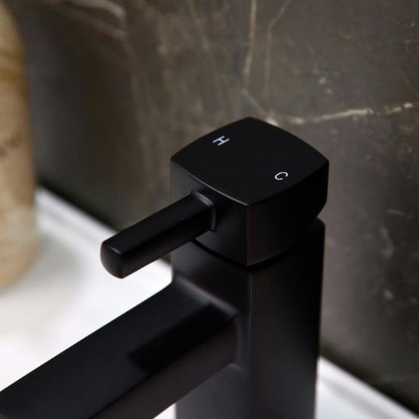 Flode Nisser | Mono Basin Mixer Tap | Matt Black