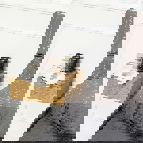 Furniture To Go Avignon Square Bedside Table with 1 Drawer in Oak