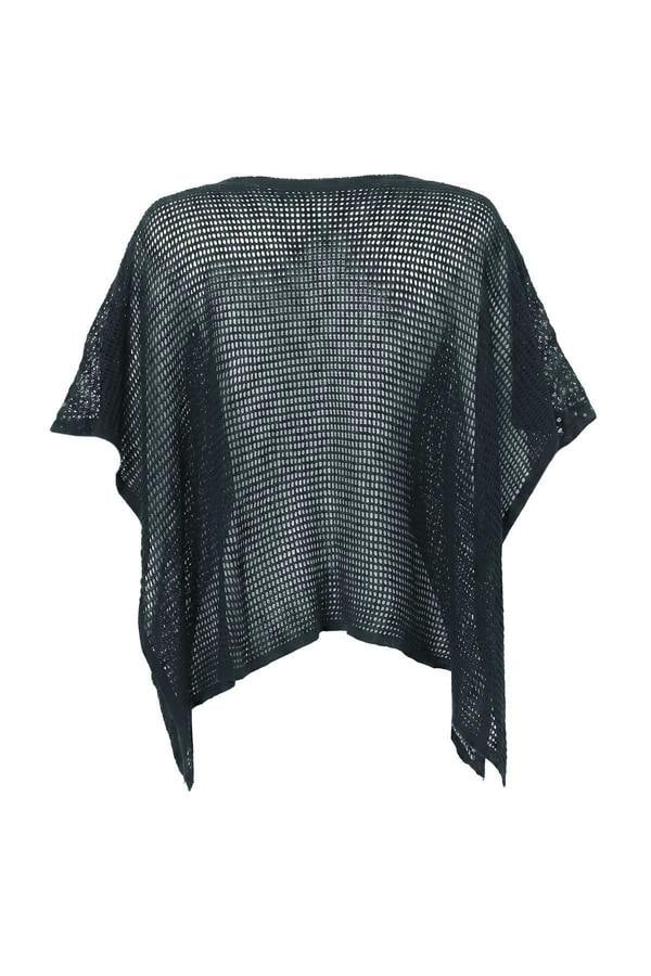 Sequin Embellished Boat Neck Batwing Sleeve Knit Jumper