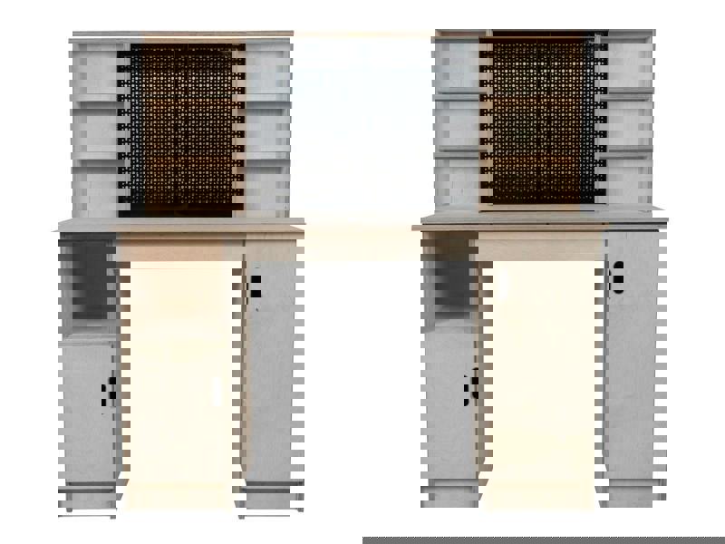 wooden cabinet workbench