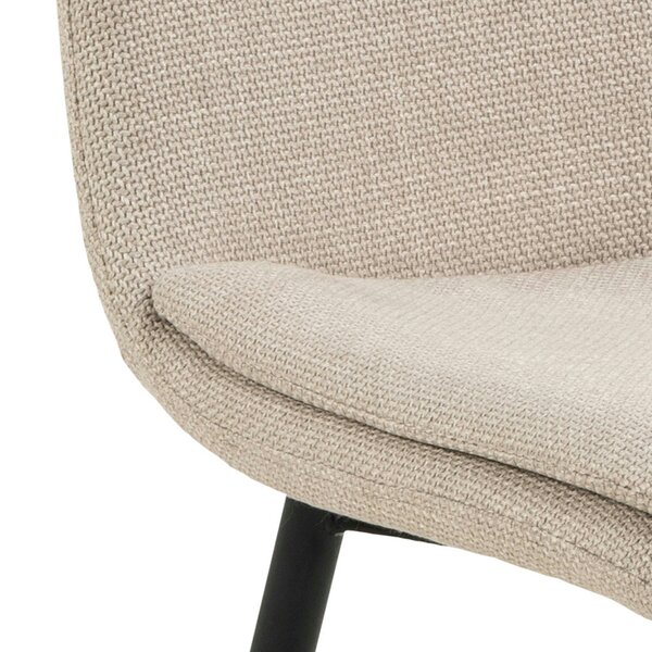 Wyld Haus Set of 4 Mosslight Beige Upholstered Dining Chairs