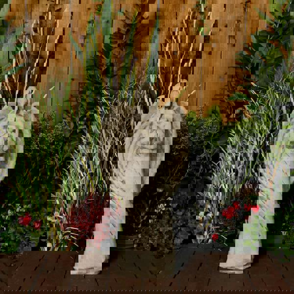 Sacred Winged Angel Stone Figure