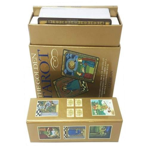 CICO Books The Golden Tarot Deck Cards Collection Box Gift Set