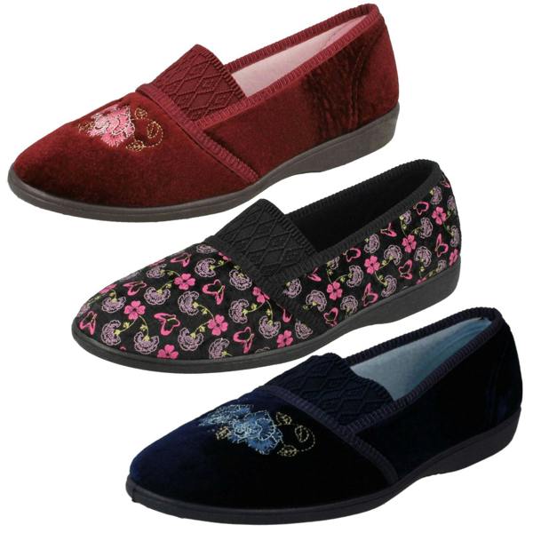 Nevada Ladies Nevada Floral Design Slippers Style 223069