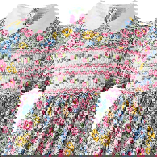 Rachel Riley Ditsy Floral Smocked Dress & Bloomers