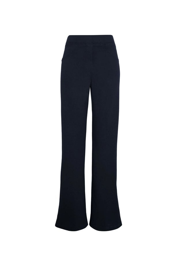 James Lakeland Boot Leg Trousers Navy