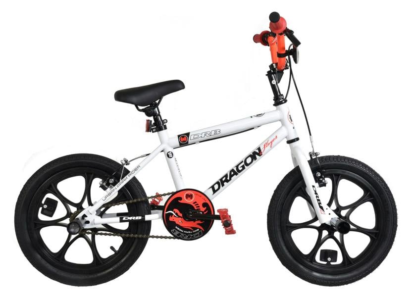 Dallingridge Dragon Slayer 16" Kids MAG BMX Bike - White/Red