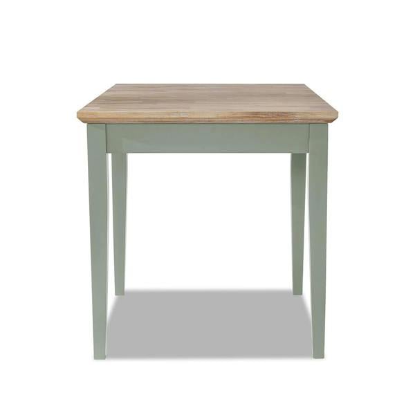 Statement Furniture Florence Square Extendable Kitchen Dining Table, Drop Down Leaf Small Table