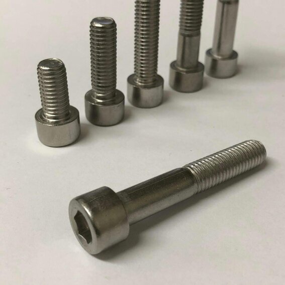 Fixaball M2 Socket Cap Allen Screw Bolt A4/316 Stainless Steel DIN 912