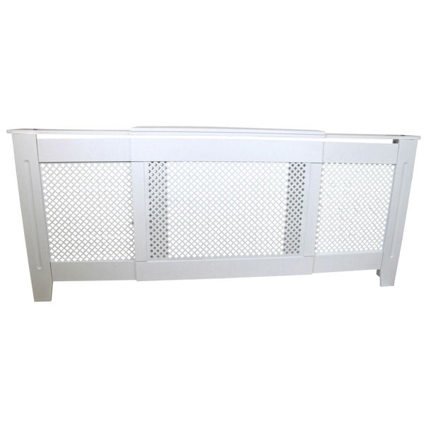 Monstershop Adjustable Radiator Cover MDF - White (1400mm - 1920mm)