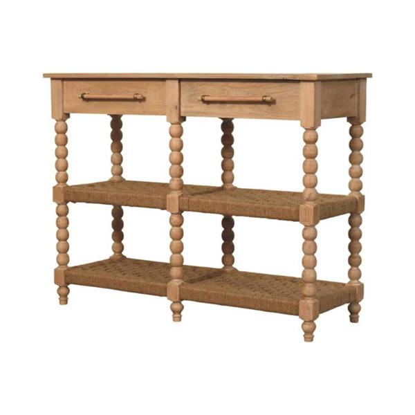 Artisan Furniture Solid Wood Spindle Console Table