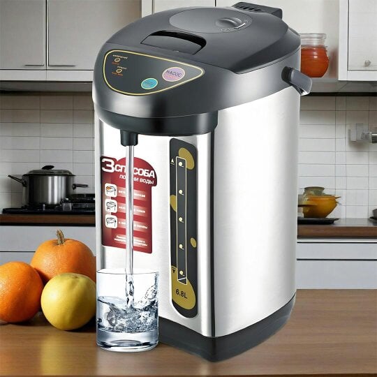Havendro 6.8L Hot Water Dispenser 304 Stainless Steel 3 Temp Settings Auto Shut-off LED