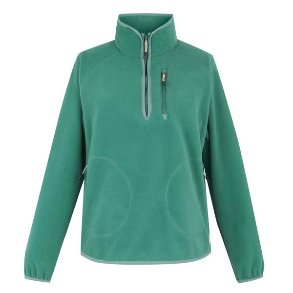 Regatta Womens/Ladies Frankie Quarter Zip Fleece Top - Spruce Green - 