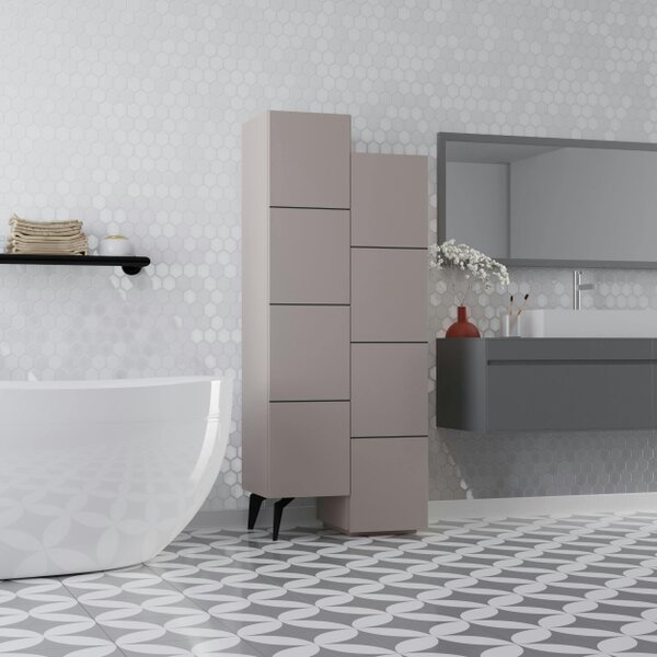 Decortie Stair Modern Storage Cabinet Multipurpose