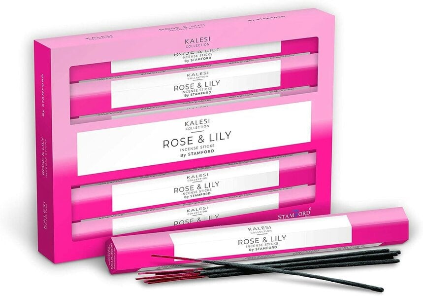 Kalesi Collection Rose & Lilly Incense Sticks Pack of 6