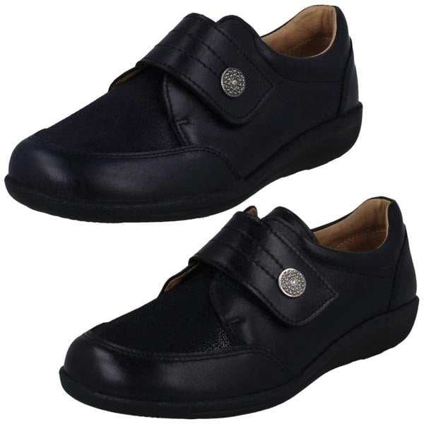 DB Shoes Ladies DB Shoes 2V Fitting Flat Shoes Ember