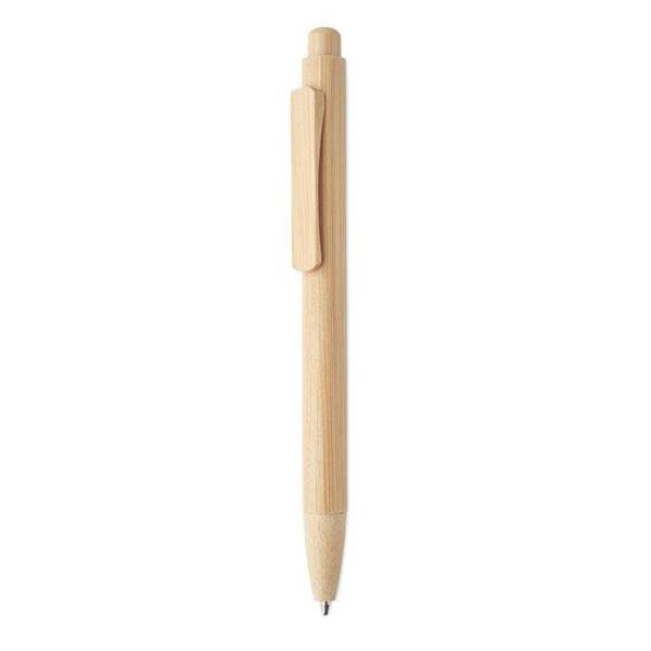 MidOcean Mambo Push Button Bamboo Ballpoint Pen - Wood - 