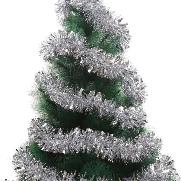 Silver Christmas Tinsel Garlands in Pack Sizes for Trees, Home and Seasonal Displays image 1