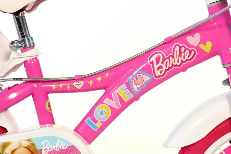 Dino Bikes Dino Barbie Rosa Girls 16" Wheel Bike