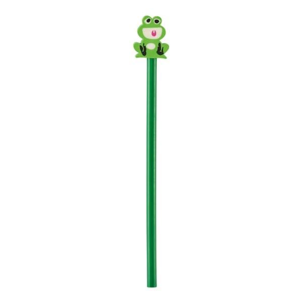 MidOcean Circo Frog Wooden Pencil With Eraser - Green - 
