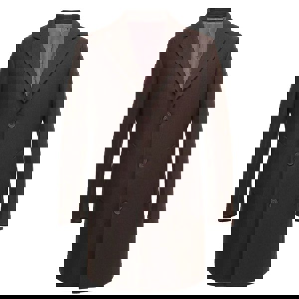 TruClothing Men's Notched Lapel Collar Wool Blend Overcoat