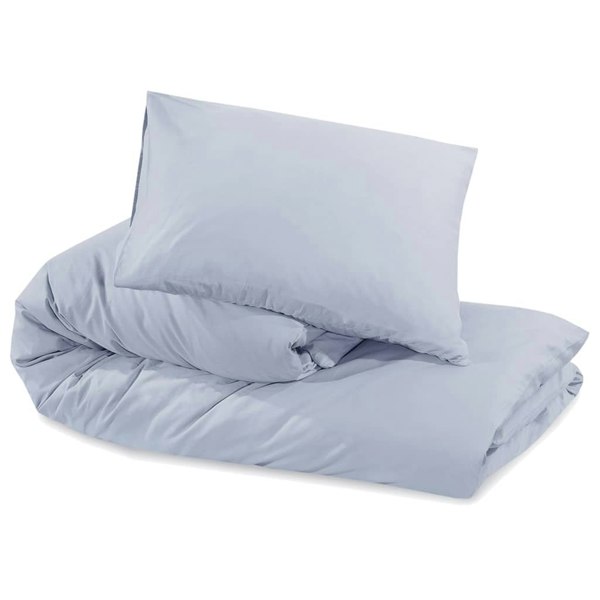 Berkfield Duvet Cover Set Grey 260x220 cm Cotton